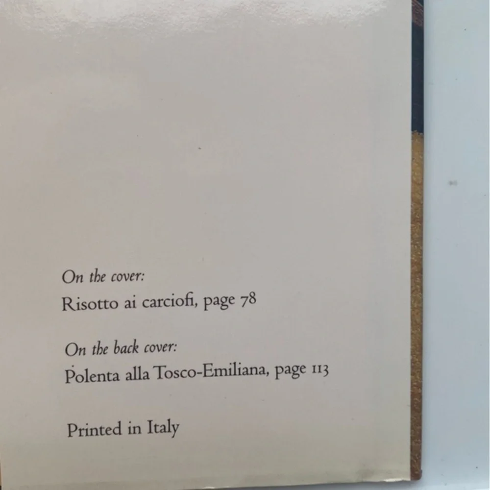 Vintage 90s Italian Soup Rice and Polenta Hard Cover Cookbook EUC